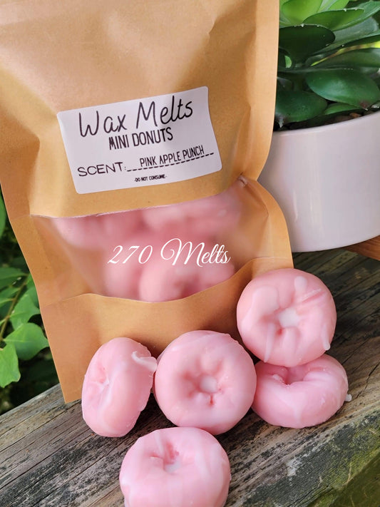 Pink Apple Punch Donut Wax Melts